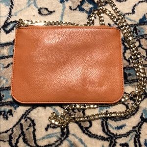 Side leather going out purse